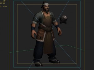 low poly 3d characters - armored businessman Model 3D