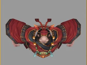 low poly 3d characters- gao taigong 06 3D Model
