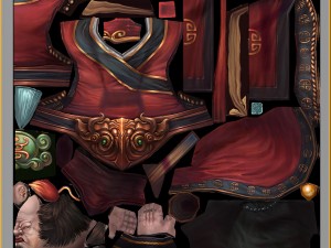 low poly 3d characters- gao taigong 06 3D Модель