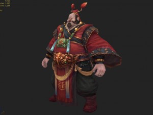 low poly 3d characters- gao taigong 06 3D Модель