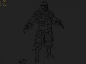 low poly 3d characters-union administrator 3Dモデル