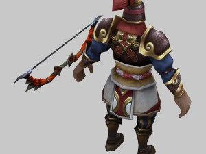 low poly 3d characters - archers 3D Model