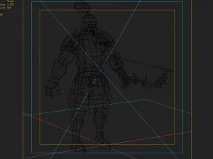 low poly 3d characters - archers 3D Model