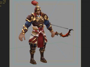 low poly 3d characters - archers Model 3D