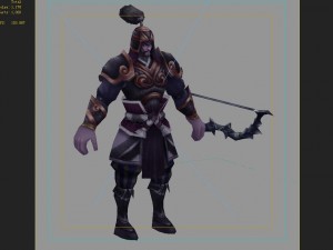 low poly 3d characters - archer soul Modello 3D