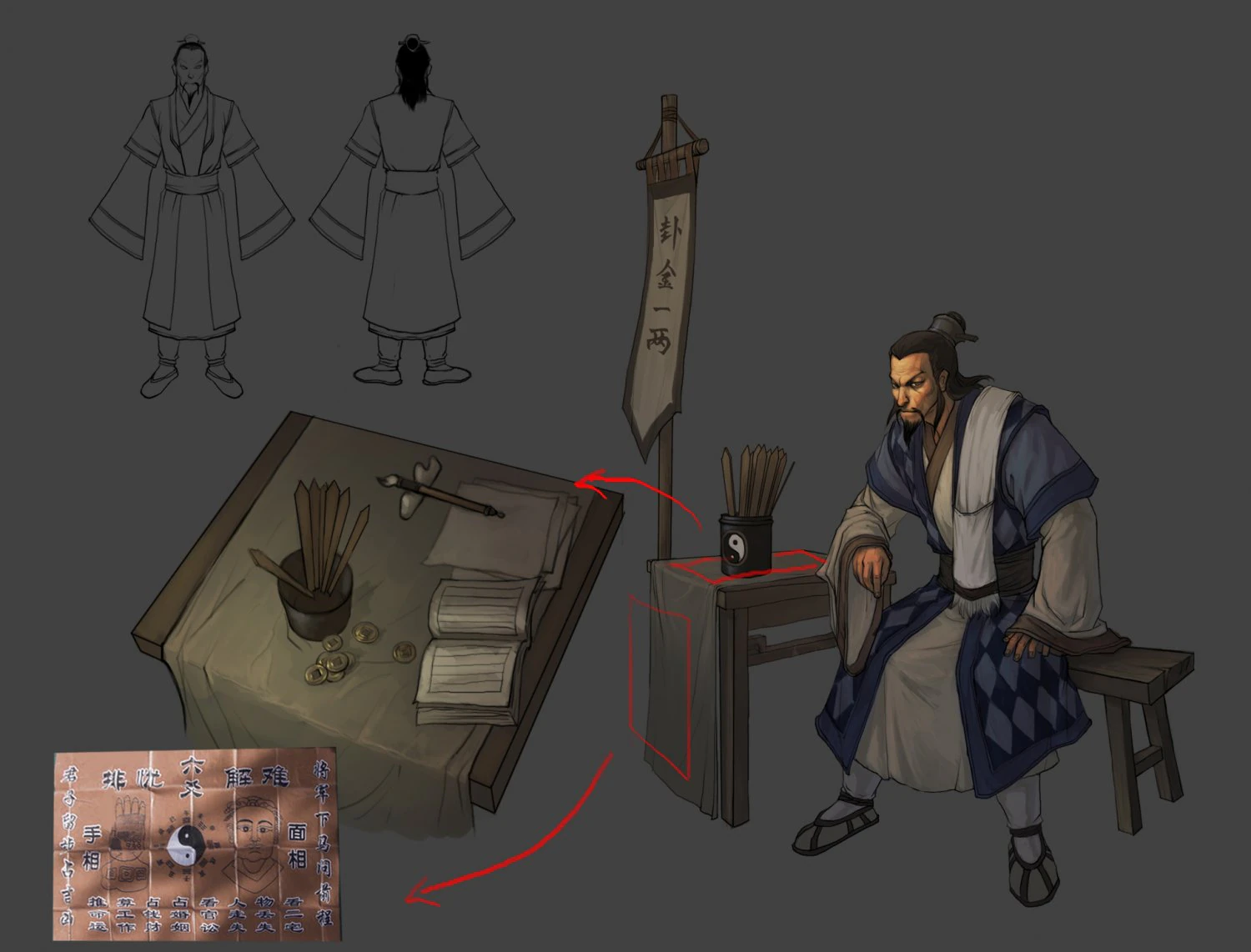 low poly 3d character - yan shi yuan shoushi 3D Model .c4d .max .obj .3ds .fbx .stl .blend 
