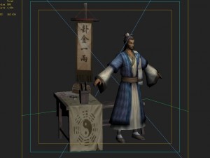 low poly 3d character - yan shi yuan shoushi 3D-Modell