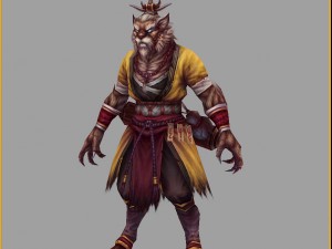 low poly 3d characters - stargazer 3D Model