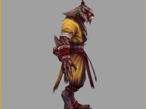 low poly 3d characters - stargazer 3D Model