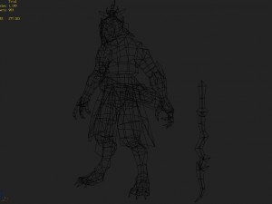 low poly 3d characters - stargazer 3D Model