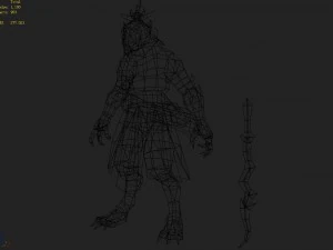 low poly 3d characters - stargazer 3D Model