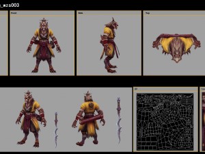 low poly 3d characters - stargazer 3D Model