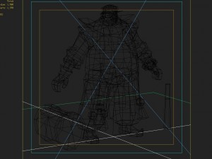 low poly 3d characters- housekeeper high only Modèle 3D