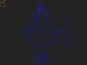 low poly 3d characters-bachelor of imperial academy 3D Model