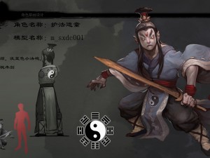 low poly 3d characters - protector Modelo 3D