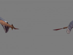 low poly 3d characters - protector 3Dモデル