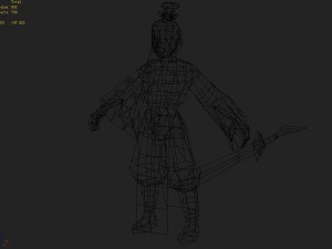 low poly 3d characters - protector 3Dモデル