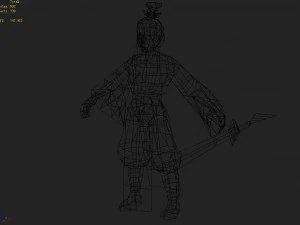low poly 3d characters - protector 3D Model