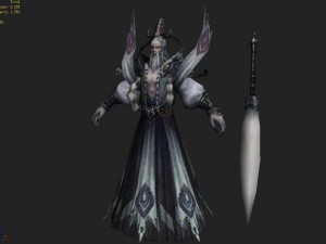 low poly 3d characters - watchman 3D Модель