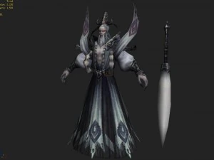 low poly 3d characters - watchman 3D Model