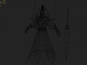 low poly 3d characters - watchman 3D Модель
