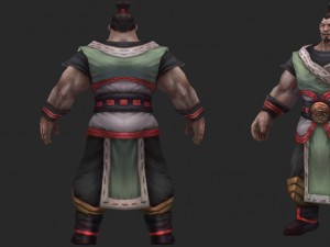 low poly 3d characters - nursing home 3D Model