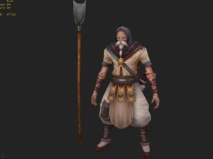 low poly 3d characters-flowers 3D Model