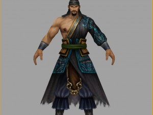 low poly 3d characters-royal city dredging officer 3D 모델