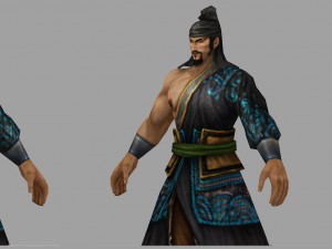 low poly 3d characters-royal city dredging officer 3D 모델