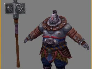 low poly 3d characters- the world magic will 3D Model