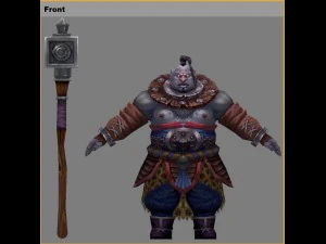 low poly 3d characters- the world magic will 3D Model