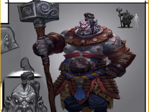 low poly 3d characters- the world magic will 3D Model
