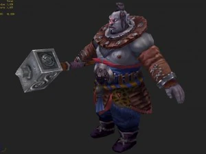 low poly 3d characters- the world magic will 3D Model