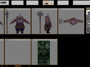 low poly 3d characters- the world magic will 3D Model