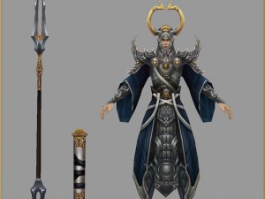 low poly 3d characters 3D-Modell