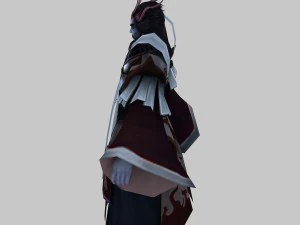 low poly 3d characters-huotian tianshi 3D Model