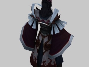 low poly 3d characters-huotian tianshi 3D Модель