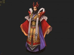 low poly 3d characters-hot day 3 3D Model
