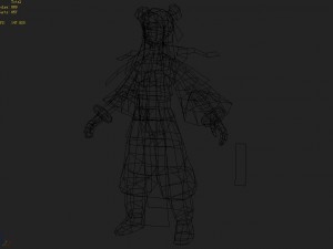 low poly 3d characters - ritual way boy 3D मॉडल