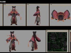 low poly 3d characters - ritual way boy 3D Model