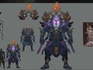 low poly 3d characters-indigo god Modèle 3D
