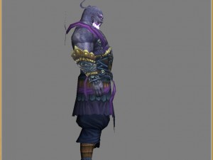 low poly 3d characters-indigo god 3D Model