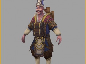 low poly 3d characters-master 3 3D 모델