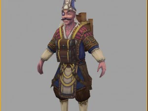 low poly 3d characters-master 3 3D Model
