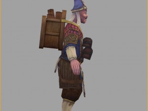 low poly 3d characters-master 3 3D 모델