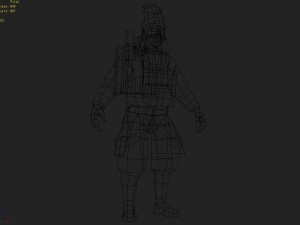 low poly 3d characters-master 3 3D 모델
