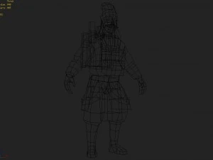 low poly 3d characters-master 3 3D Model
