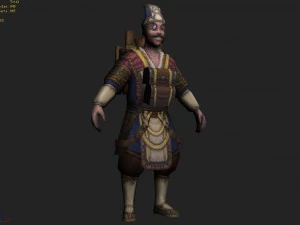 low poly 3d characters-master 3 3D Model