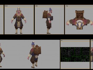 low poly 3d characters-master 3 3D 모델