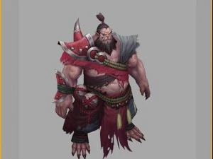 low poly 3d characters - elite mobs 3D Model